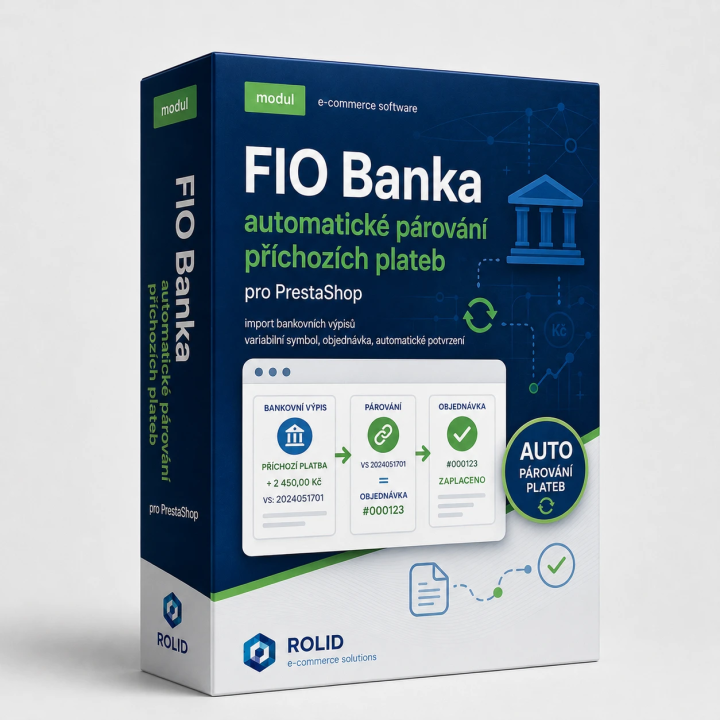 FIO Banka: párování příchozích plateb